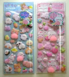 正規品　クーリア　おしりシール　もぐもぐアニマルパーティー　ピンキーうさちゃん②