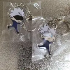 呪術廻戦　呪術廻戦0　五条悟　たすっこ　つながるアクリルキーホルダー