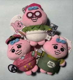 しまむら　おぱんちゅうさぎ　マスコットチャーム 3点セット　ぬいぐるみ
