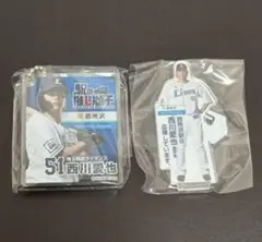 西川愛也 西武ライオンズ 駅の推し獅子 アクリルキーホルダー アクリルスタンド