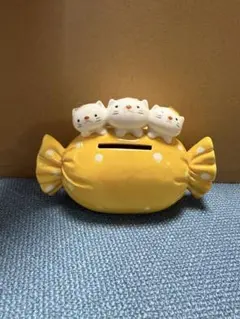 キャンディ型 猫の貯金箱 キティちゃん風 昭和レトロのサムネイル