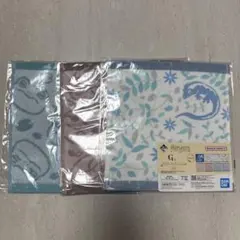 一番くじ 爬虫類＆両生類 タオルコレクション G賞 3枚セット