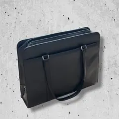 【LES MUES】ブラックビジネスバッグ　就活バック　入学式　黒　AOKI