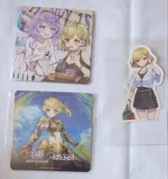 白猫プロジェクト シャルロット コースター ステッカー