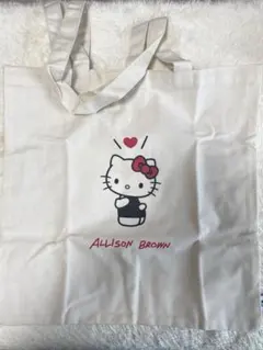 ハローキティ　アリソンブラウン　トートバッグ