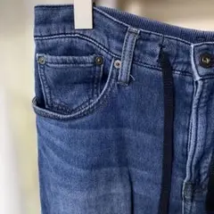 ユニクロダークブルーソフトデニムメンズM