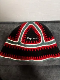 美品 Supreme 23SS クロシェ ベルハット ニット バケットハット - メルカリ