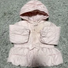baby GAP ピンク　リボン　ダウンコート　80