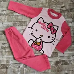 新品*キティちゃん*パジャマ*上下セット*裏起毛*ハローキティ*サンリオ*ピンク
