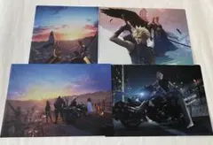 ファイナルファンタジー ファミマ　オリジナルA4クリアファイル4種コンプセット