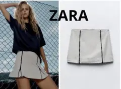 ZARA ジッパーミニスカート新品未使用