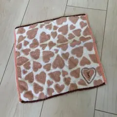YSL ハート柄タオルハンカチ