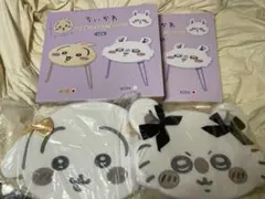 ちいかわ 期間限定 おかお折りたたみミニテーブル　低反発クッション