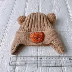 値下げ⭐️ ニット帽 赤ちゃん ベビー帽子くま耳 防寒帽子 お散歩 柔らかい