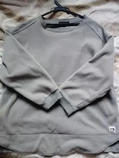 【ヴィンテージ】フリース地　スウェット　グレー　裏起毛