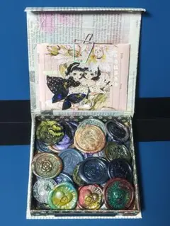不穏な色のシーリングスタンプ(大小計60枚)のサムネイル