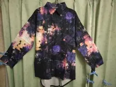ニーアクロージング NieR CLOTHING 長袖シャツ 薔薇柄