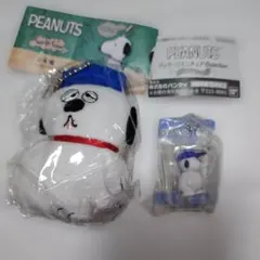 スヌーピーぬいぐるみボールチェーン オラフ　PEANUTパッケージミニチュア