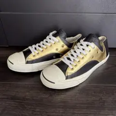 DEADSTOCK★ コンバース ジャックパーセル ラリー26㎝黒✖️ゴールドのサムネイル