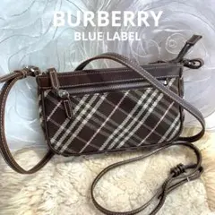 ☆美品☆バーバリー ブルーレーベル アクセサリーポーチ ポシェット 2WAY