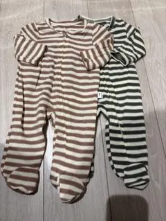 ベビーロンパース　カバーオール　2枚セット