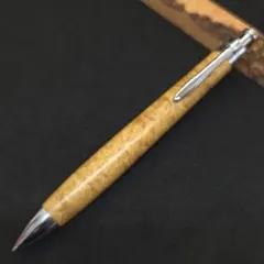 No.29ハンドメイド木軸シャーペン花梨白瘤