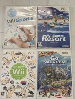 ⭐️24時間以内発送⭐️ Wiiソフトまとめ売り　4本セット　スポーツ　パーティ