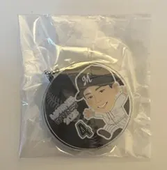 千葉ロッテマリーンズ　＃4 友杉篤輝選手　2025年ファンフェス2連キーホルダー