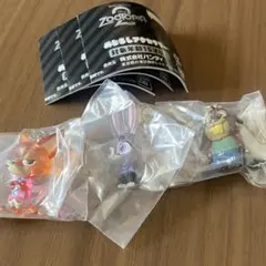 ガチャガチャ ズートピア2 めじるしアクセサリー　3種