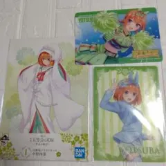 五等分の花嫁　イラストボード等セット　中野四葉　一番くじ