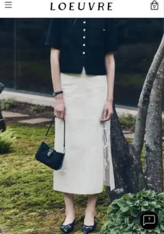 LOEUVRE Stringed H-Line Maxi Skirt スカートのサムネイル