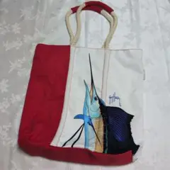 GUY HARVEY ブルーマーリン トートバッグ