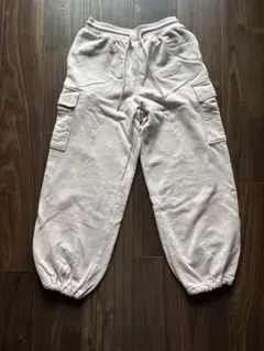UNIQLO スウェットカーゴパンツ ピンク M 467384