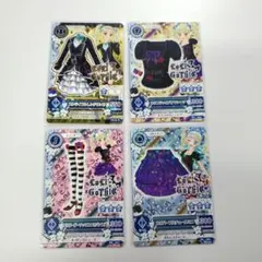 アイカツ！カード　ロリブラックコーデ ストライプトレンチワンピ 藤堂ユリカ