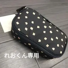 新品 ユリエ ニタニ 化粧ポーチ YURIE NITANI 小花柄 ブラックのサムネイル