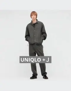 UNIQLO➕J スーピマコットンオーバーサイズシャツブルゾン　ジルサンダー