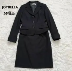 ジョイベラ スーツ セットアップ ジャケット　スカート　ブラック M相当