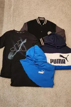 まとめ売り4点160㎝　PUMA アディダス ユニクロスタジャン