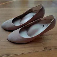 ワコール　サクセスウォーク　23.0cm ベージュ スエード パンプス