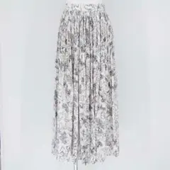 SNIDEL スナイデル バリエプリントランダムプリーツスカート 0 サイズ♡