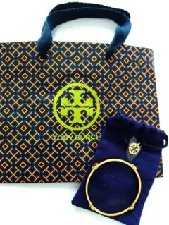 値下げ！Tory Burch ゴールド バングル ポーチ付きのサムネイル