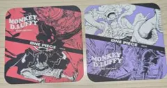 ONEPIECE ワンピース アートコースター 第5弾 ルフィ4枚セット - メルカリ