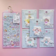 【正規品】ボンボンドロップシール キャンディツイン サンリオ ワッペン パイル