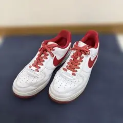 Nike Air Force 1ホワイト/レッド 27cm