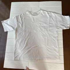 NIDO ホワイト Tシャツ ポケット付き