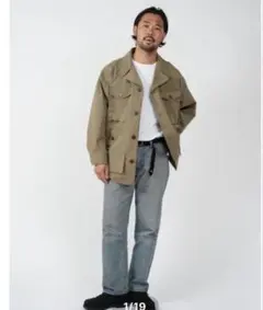 KAJA WIDE SAFARI JACKET 2 ベージュ OVYのサムネイル