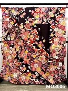 振袖 豪華 銀通し 金駒 金彩 紋意匠 身丈159cm 撥水加工済 MO3006 