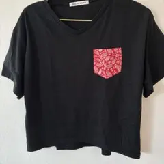 HEALTHY KAREN ペイズリー柄ポケットTシャツ Lサイズのサムネイル