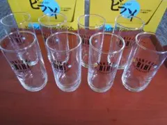 Suntory　BiHiビーハイ特製グラス　６オンスタンブラー　８個セット