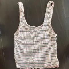 American Eagle ボーダー キャミソール XSのサムネイル